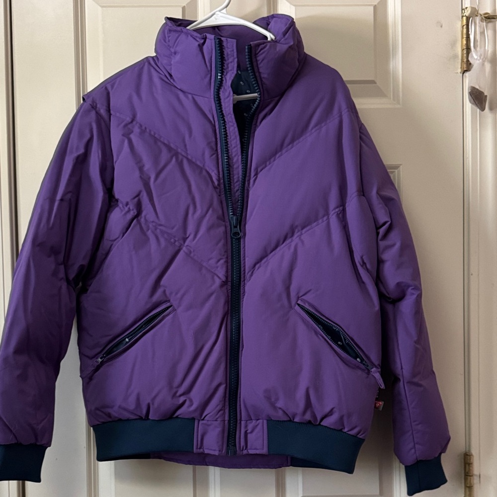 Women's Purple Puffer Jacket